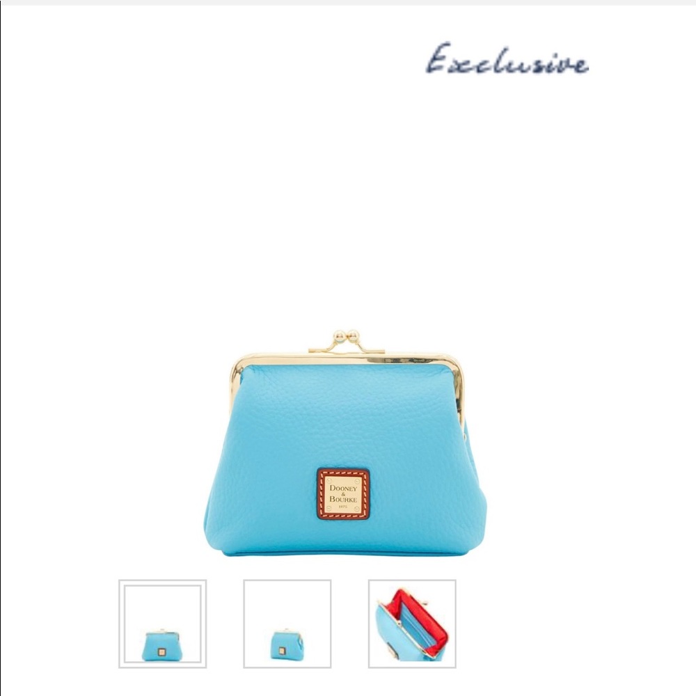 Dooney & Burke Large Shooper & framed coin purse - Picture 7 of 12